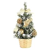 Hirolan Mini 20Cm Weihnachtsdekoration Baum Festival KüNstlicher KüNstliche Pflanzen Im Topf Weihnachtsbaum Tannenbaum Inklusive ChristbaumstäNder Spitzen Weihnachtsdekoration KüNstliche T