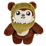 Disney Star Wars HGB96 - Galaxy's Edge Ewok Plüschtier (ca. 15 cm) mit Geräuscheffekten, für Fans ab 3 J