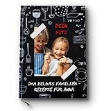Rezeptbuch, Kochbuch selber schreiben, mit deinem Bild auf dem Cover! 46 Rezepte, 17x24