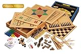Philos 3101 - Holz-Spielesammlung, Premium Edition, mit 100 Spielmöglichk