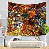 YYRAIN Nordic Polyester Abstraktes Hängendes Tuch Einfaches Zuhause Wohnzimmer Schlafzimmer Wand Mode Wandbehang Korridor Wand Hintergrund Tuch Multifunktionales Strandtuch 30x36 Inch[W75xH90cm]