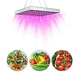 Led Pflanzenlampe 45W LED Grow Lampe, Vollspektrum Grow Light mit 225 LEDs 6-Band pflanzenlicht IR Rot Blau Licht Wachstumslampe für Veg Gewächshaus Grow Box