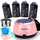 Waxing set Wachs Haarentfernung Perlen set- Wax Maschine Set Heißwachsgerät - Wax Enthaarung - Wachswärmer set -Warmwachsgerät- Wax Warmer Kit - Warm Wax G