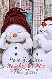 Have You Been Naughty Or Nice This Year?: A funny Christmas Notebook, Christmas Journal For Your Memories (lined, 100 pages)