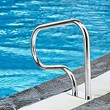LYMHGHJ Edelstahl-Poolleiter, einfach zu montierende Pool-Handläufe, EIN- und Ausstiegssystem für erdverlegte Schwimmb