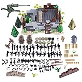 Tewerfitisme Technik Militärisches Thema DIY Kleinteilchen Baustein Shooting Scene Toy Kit für 100% Baustein Marken, Militärwaffen Spielzeug Kompatibel mit Leg