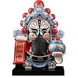 Statuen und Figuren Feng Shui Gott des Reichtums, Cao Bao/Chen Jiugong/Xiao Sheng/Yao Shaosi/Zhao Gongming Skulpturen Dekorationen für die Peking-Oper, Zhao Gongming Good L