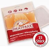 HeatPaxx Körperwärmer | 15 Wärmepflaster | EXTRA WARM | Dünnes und leichtes Wärmepflaster für Bauch und Rücken | punktgenaue Wohlfühlwärme | Bodywärmer – Rückenw