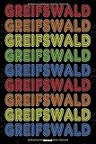 Greifswald Notizbuch: Retro Vintage Greifswald Stadt Journal DIN A5 liniert 120 Seiten Geschenk