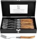 Laguiole Style de Vie Gabeln Luxury Line, 6-teilig, O