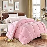 Pretty Store Dicke Bettdecke, Einfarbiger Kaschmir- Samt Winter- Bettdecke Kaschmirkern Warmer Bettdeckenkern (Color : B, Size : 220 * 240cm - 4kg)