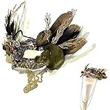 Quoohome Damen Maske/Maskerade / Party / Ball Prom / Mardi Gras / Hochzeit /Christmas/Halloween/Wanddekoration,Venezianische Goldene Barocke Übertriebene Maske-G