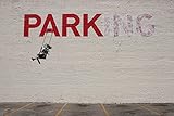 Banksy Street Art Parkplatz Poster Druck in A0-A1-A2-A3-A4-MAXI Größ