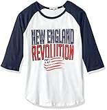 Junk Food Clothing MLS Chicago Fire Women's 3/4 Raglan Tee, Medium, Ew/N