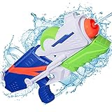 MOZOOSON Wasserpistole mit großer Reichtweite,1,2L Super Squirt Wasser Spielzeug für Erwachsene Kinder Pool Outdoor Garten Wasserpistolen Hundeerziehung