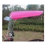 HJZY Universal Motorrad Canopy Dach Regenschirm, MobilitäTssonnenschutz Regenschutz 7-Stelliges Elektrisches Batterieverdeck, Motorrad-Sonnenmarkise Mit Hartbeschichtung