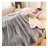 Kissnite Flanell Mikrofaserdecke Dicke Decke Superweiche Luxus Kuscheldecke Doppelseitig Decke Warme Bettdecke Tagesdecke Wohndecke Wendedecke Sofadecke Couchdeck