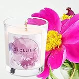 GEOLLIER Duftkerzen, Pflanzenparfümkerzen, natürliche Sojawachskerzen, handgemachte Kerzen Geschenk für Freunde und Mutter (Pfingstrose)