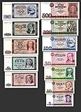*** 5, 10, 20, 50, 100, 200, 500 DDR Mark Geldscheine 1964,1971 - Alte Währung 2 Sätze - Alte DDR Währung - Pick 22 - 33 - Reproduktion ***