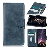 NEINEI Handyhülle für Samsung Galaxy Xcover 5 Hülle,PU Leder Klapphülle Brieftasche Handytasche mit [Kartenfach] [Magnetverschluss],TPU-Innenschale Flip Cover Case Schutzhülle,B