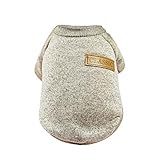 GJKK Haustier Katze Hund Pullover warme Hund Pullover Cat Kleidung Fleece Haustier Mantel für Welpen Small Medium Large Dog,