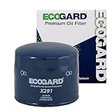 ECOGARD X291 Premium Spin-On Engine Oil Filter for Conventional Oil Fits Acura Integra 1.6L 1986-1987 | Honda Civic 1.5L 1980-1987, Accord 1.8L 1979-1983, Civic 1.3L 1980-1987, Prelude 1.8L 1979-1982