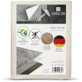 Comfort-Grip Teppichunterlage -OHNE WEICHMACHER- (190 x 240 cm, Haftgitter-Natur) Antirutschmatte für Tepp