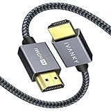 iVANKY HDMI Kabel 4K, HDMI 2.0 Kabel 4K@60Hz 18Gbps Unterstützt HDR, ARC 3D mit vergoldeten Anschlüssen und Metall-Abschirmung unterstützt UHD 2160p, HD 1080p - 1,2M Dunkelg