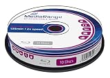 MediaRange MR501 BD-RE Blu-ray Disc (25GB 2 x Speed, wiederbeschreibbar, 10 Stück)