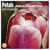 Bright Day Wandkalender 2022 Petals Poesie von Alex Victoria, 30,5 x 30,5 cm, inspirierendes Zitat Motivation B