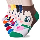 Happytree Berühmte Japanische Anime-Cartoon-Socken für Damen Gr. Einheitsgröße, Sailor Moon 6