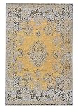 Designerteppich und Markenteppich | Vintage | Orient Design | Saugroboter geeignet | handgearbeitet | 48 x 70 cm; Farbe: Gold | Tom Tailor - Funky O