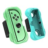 Armband Joy Con Grip kompatibel für Nintendo Switch Just Dance 2019 2020, Einstellbare Elastische Handgelenksband Tanzgriff Grips für Switch Just Dance/Mario Tennis Ace/Fitness Boxing