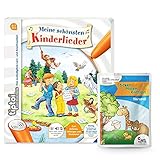 Ravensburger tiptoi ® Buch | Meine schönsten Kinderlieder + Sticker-Malen-Rätsel Set von Collectix