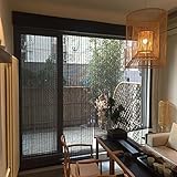 FZYE Lichtfilternde Rollos, römische Bambusrollos, natürliches Bambusrollo, Sonnenschirme, Belüftung, UV-Schutz, Privatsphäre, für Terrasse, Büro, Wohnkultur (B50 * H170cm/20 * 67in)