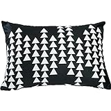 Dekorativ Kissenbezug 50x70cm/20x28in Weißes Dreieck 1er Set Kissenbezüge Segeltuch Sofakissen Bezug Dekokissen,mit Unsichtbarem Reißverschluss,für Sofa Auto Schlafzimmer Zuhause Zierkissenbezüge A754