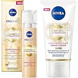 NIVEA Cellular Luminous 630 Anti Pigmentflecken Getöntes Fluid LSF 20 + Luminous Anti-PigmentfleckenHand Creme 50