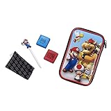 Offizielles Nintendo New 2DS XL / 3DS XL / 3DS XL - Zubehör-Set Official Essential Mario Pack, Motiv: Bow