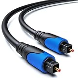 deleyCON 5m Optisches Digital Audio Kabel SPDIF 2x Toslink Stecker Digitalkabel Audiokabel LWL Digitales Lichtwellenleiter Kab