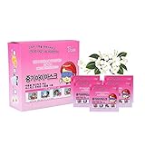 7 Stücke Schlafmaske, Augenmaske Nachtmaske Verstellbarem Gummiband 100% Hautfreundlich, Aromatherapie Schlafmaske für Reise, Arbeitplatz und zu Hause(Jasmine)