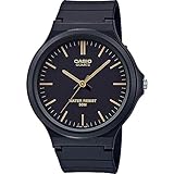 CASIO Unisex Erwachsene Analog Quarz Uhr mit Harz Armband MW-240-1E2VEF