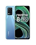 realme 8 5G Handy, SIM-freies, entsperrtes Smartphone mit Dimensity 700 5G Prozessor, 90Hz Ultra Smooth Display, 5000mAh Massive Batterie, 48MP Nightscape Kamera, Dual SIM, NFC, 4+64GB