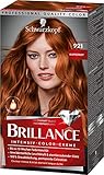 Brilliance Intensiv-Color-Creme 921 Kupferrot Stufe 3 (3 x 160 ml), dauerhafte Haarfarbe mit Diamant-Glanz-Effekt & Pflege-Conditioner, 10 Wochen Farb