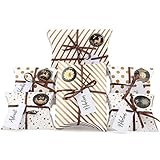24st Geschenkschachtel Kraftpapier DIY Tüten Geschenkbox Papiertüten Gastgeschenke Hochzeit, Pralinenschachtel Leer Schachtel Kinder Geburtstag Party