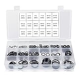 279Stück Dichtungsringe Set O Ringe Sortiment, Gummi Dichtungen Ringe 18 Verschiedene Sortiment mit Durchmesser Gummiring