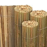 Sol Royal Bambus Sichtschutz SolVision B89 140x600 cm – Bambusmatte als Wind- & Blickschutz für Garten & Balkon – Robuster Natursichtschutz aus natürlichem Bambus Witterungsbeständig
