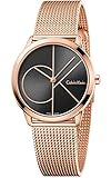 Calvin Klein Damen Analog Quarz Uhr mit Edelstahl Armband K3M22621