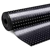 LILENO HOME Noppen Gummimatte Meterware 50x100 cm - Gummiläufer Noppenmatte (3mm) als Werkstattboden, Antirutschmatte, Werkbank Auflage u. Bodenmatte - Gummi Matte für Keller, Anhänger, Garag