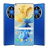 QINZO 7,3-Zoll-Vollbild-Handy, Dual-SIM-Telefone, Smartphones entsperrt, Fingerabdruck-Gesichtserkennung, 6800-mAh-Lithium-Ionen-Akk