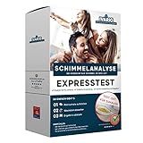 Schimmeltest - Expresstest für Zuhause: Der Schimmelpilz Schnelltest – Inkl. leicht verständlicher Anleitung, Auswertungstabelle und Schimmel-Ratgeber - Testen Sie Ihre Raumluft auf Schimmelpilzsp